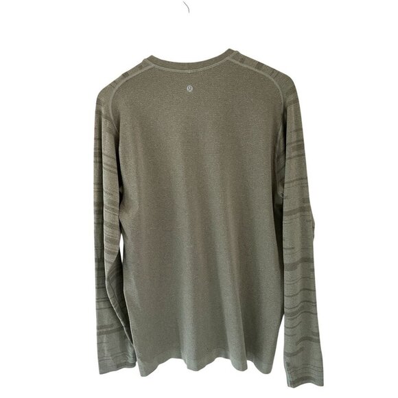 Lululemon Metal Vent Long Sleeve Tee Athletic T-Shirt Sage Green Size Large - Picture 6 of 8